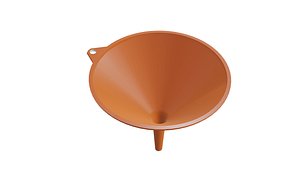 3D plastic funnel model