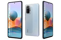 Xiaomi Redmi Note 10 Pro Max Glacial Blue Low Poly