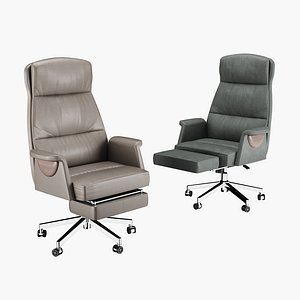 Office chair with ottomank model