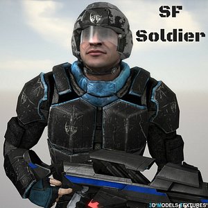 soldier 3D model