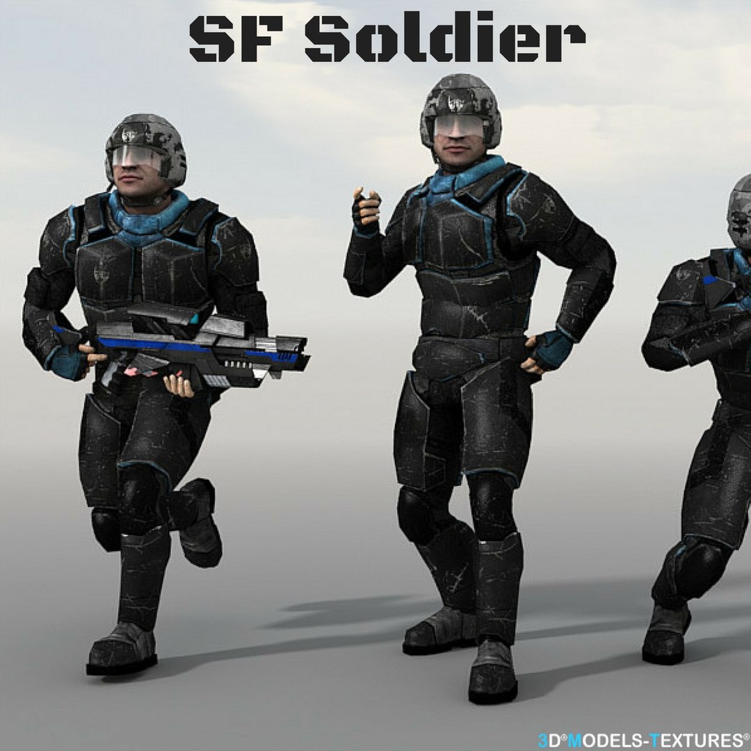 Soldier 3D Model - TurboSquid 1210925
