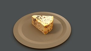 Roquefort cheese 3D model