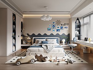 3D Modern bedroom