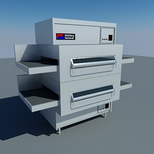 3d commercial pizza oven model