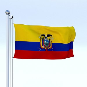 Animated Ecuador Flag