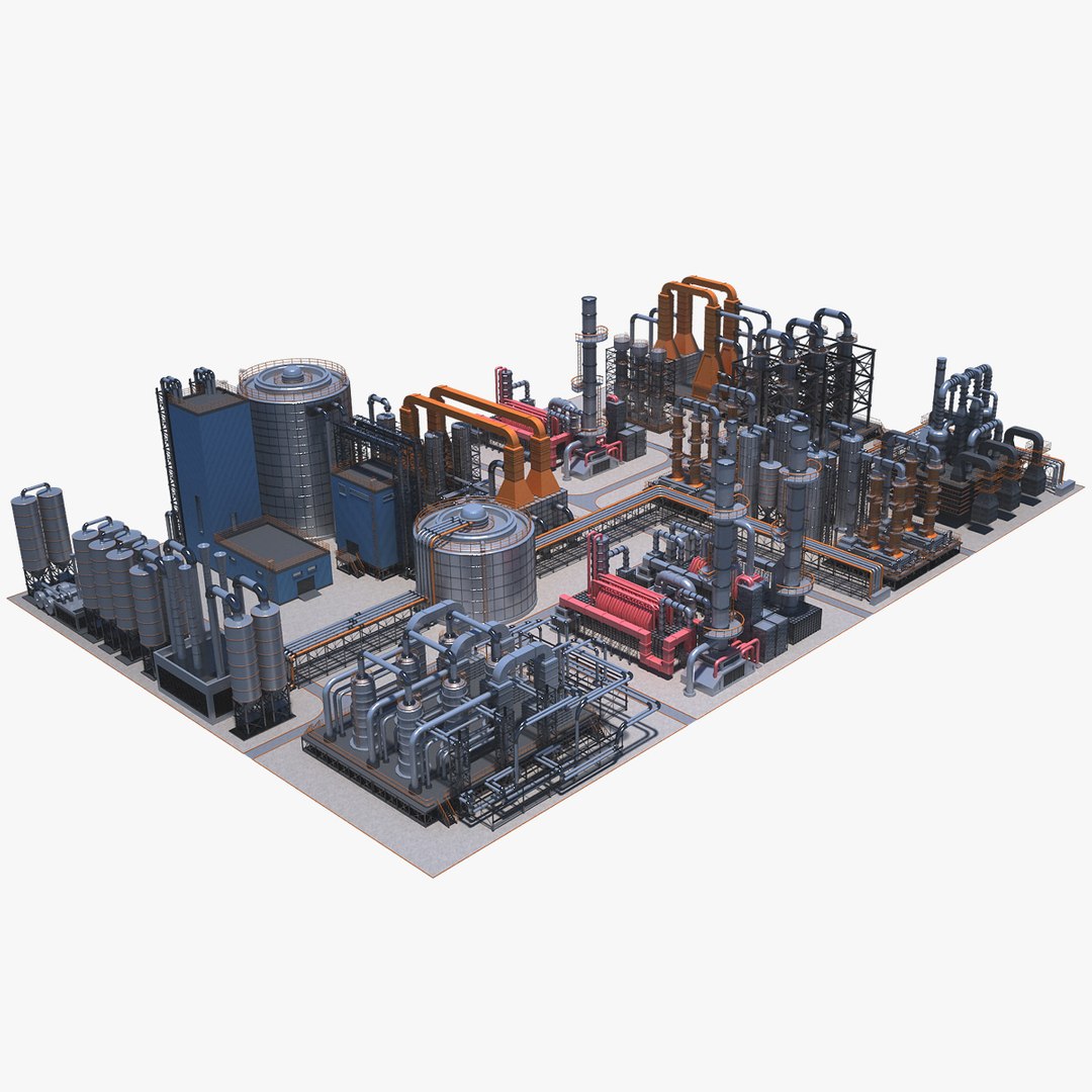 3D Industrial Area 50 - TurboSquid 2024495