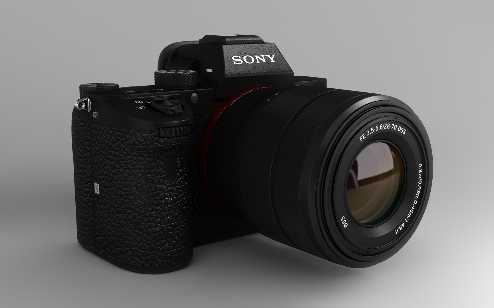 3D Model Sony A7 III Body With 28-70 Lens - TurboSquid 1946835