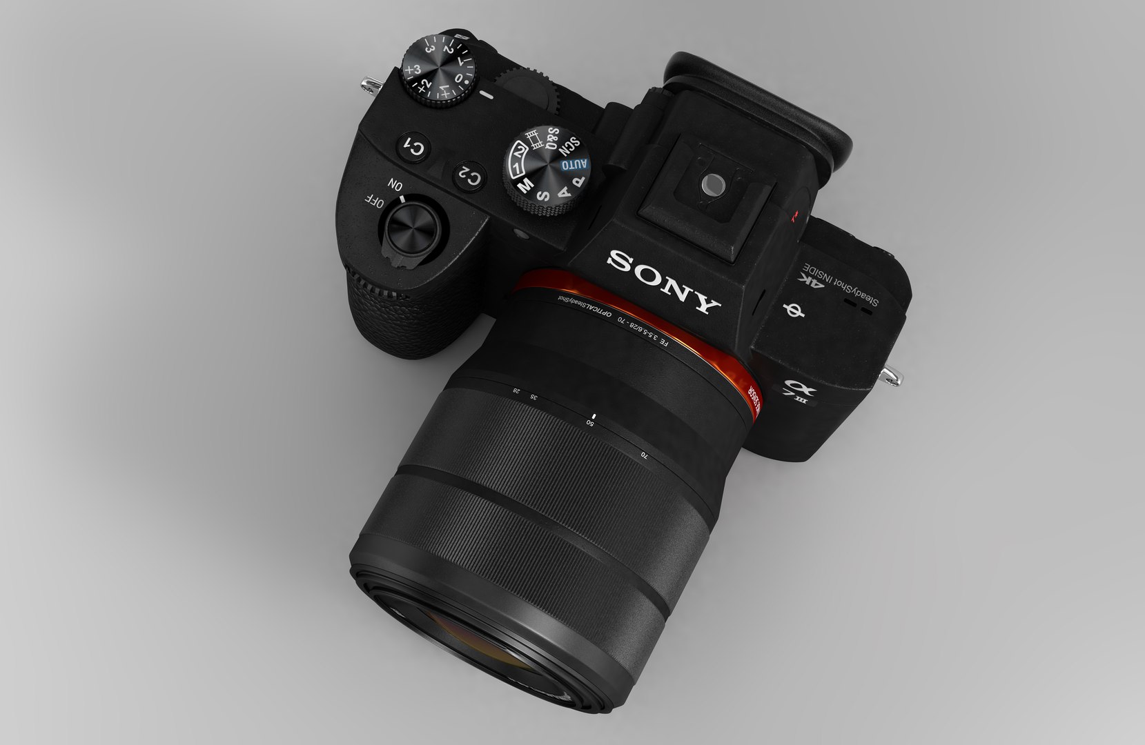 3D Model Sony A7 III Body With 28-70 Lens - TurboSquid 1946835