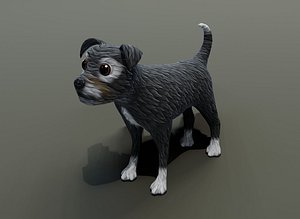 3D cartoon terrier dog animations