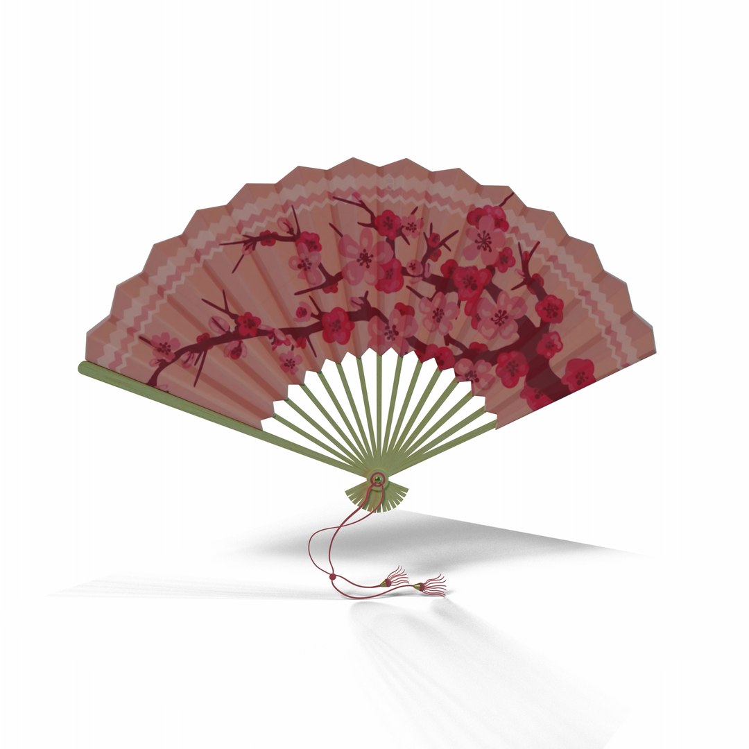 3D Model Fan Japanese Hand - TurboSquid 1254895