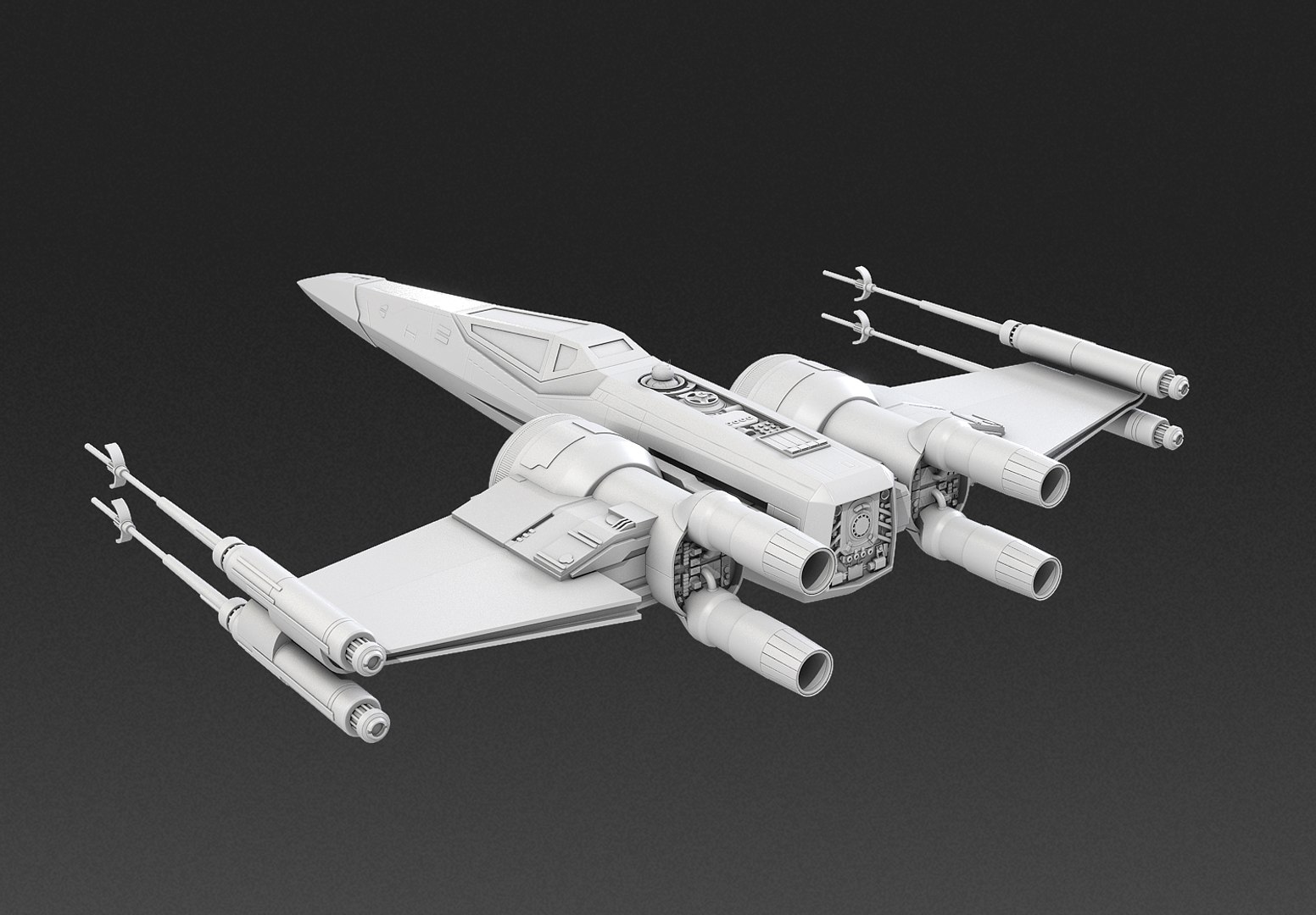 3d model of star wars new 2 https://p.turbosquid.com/ts-thumb/zw/48grJe/jU4OmGyr/xwingclay2/jpg/1448835133/1920x1080/fit_q87/a4580b39325f818a64a49f1702148b23566e656d/xwingclay2.jpg