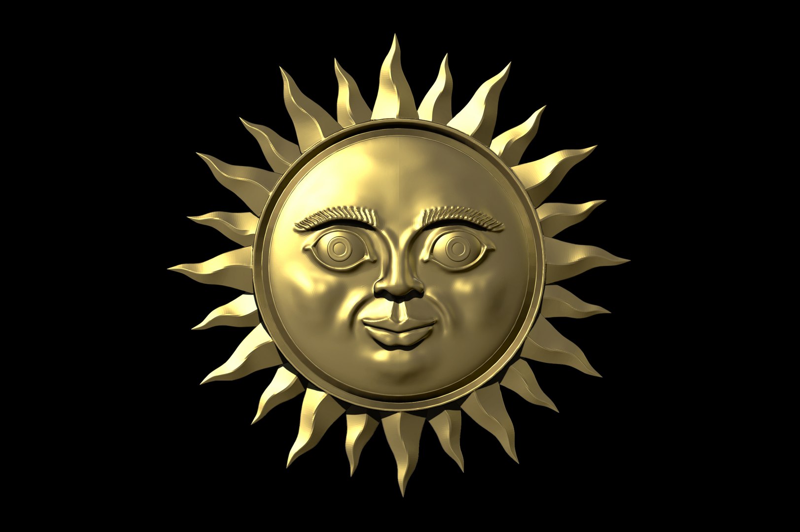 Sun Model - TurboSquid 1826458