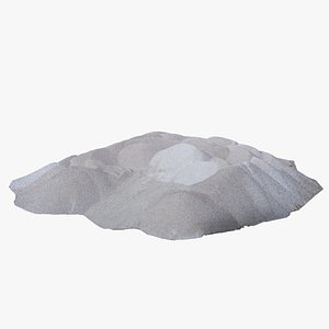 Heap of aggregates - pile of gravel or sand