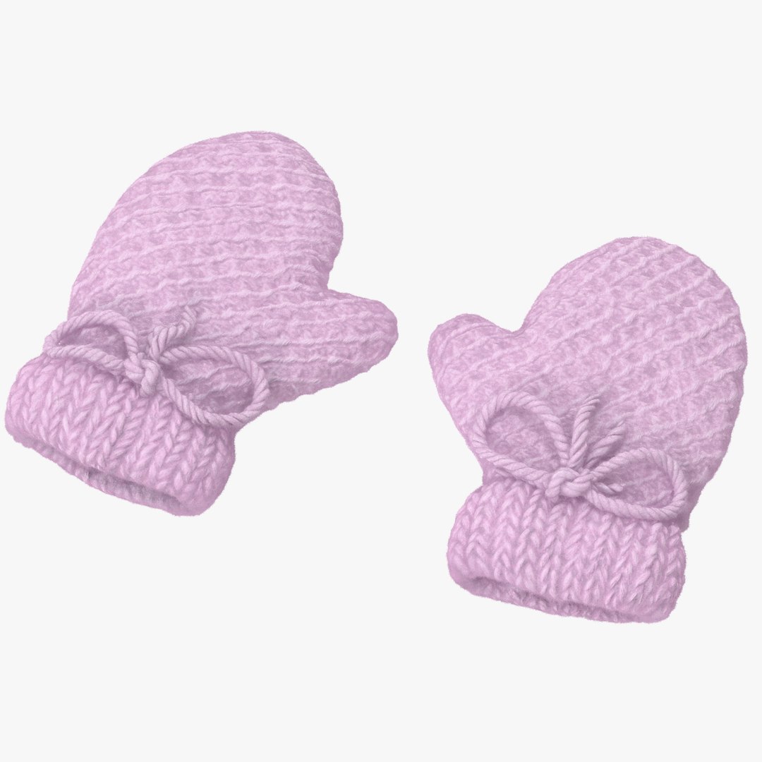 Newborn Mittens 3d Obj