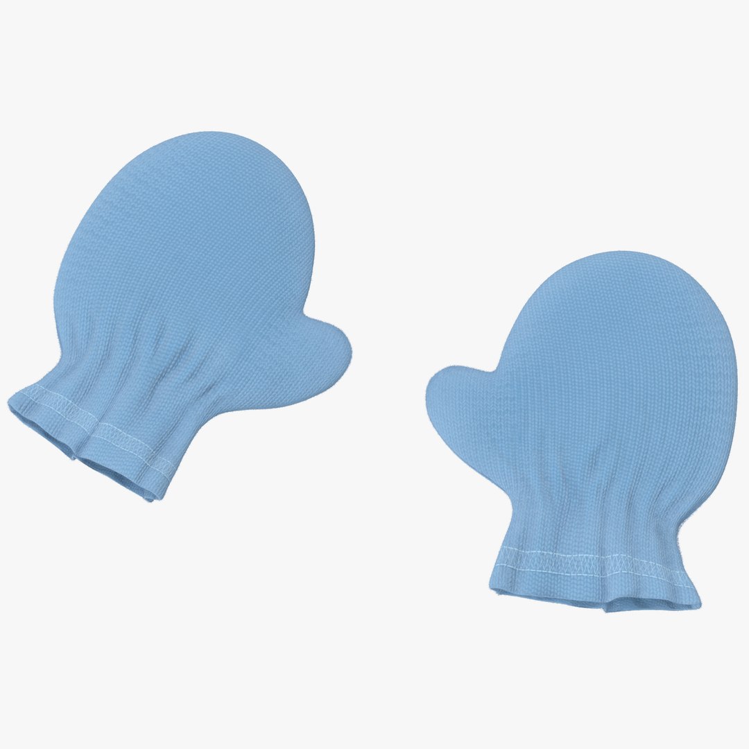 Newborn Mittens 3d Obj