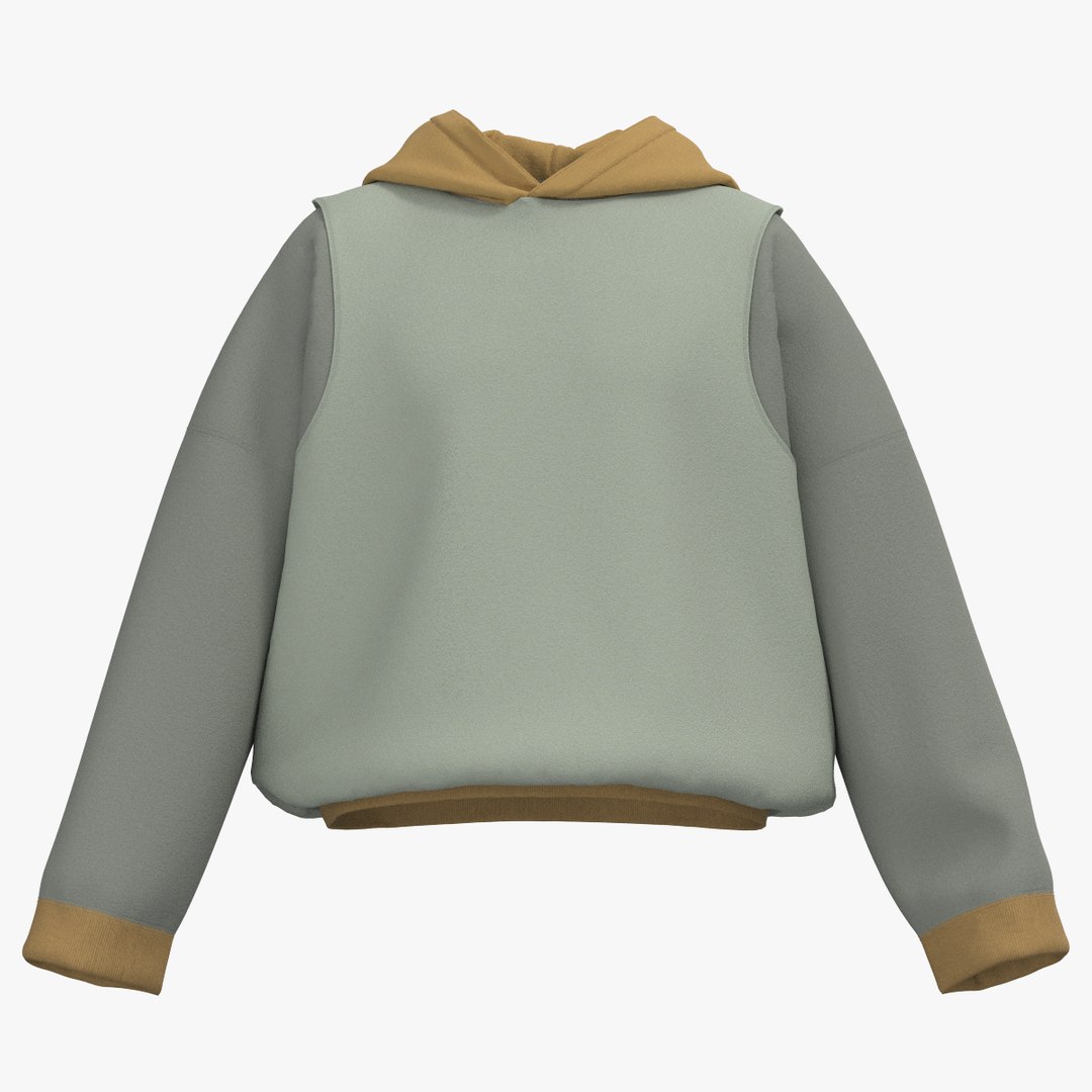 Male Oversized Hoodie Model - TurboSquid 2178007