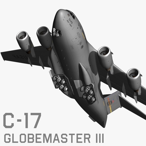 3D Boeing C-17 Globemaster III - TurboSquid 1974220