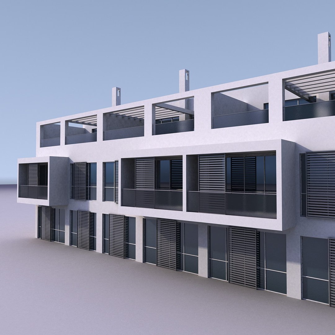 Modern Building 3d Max