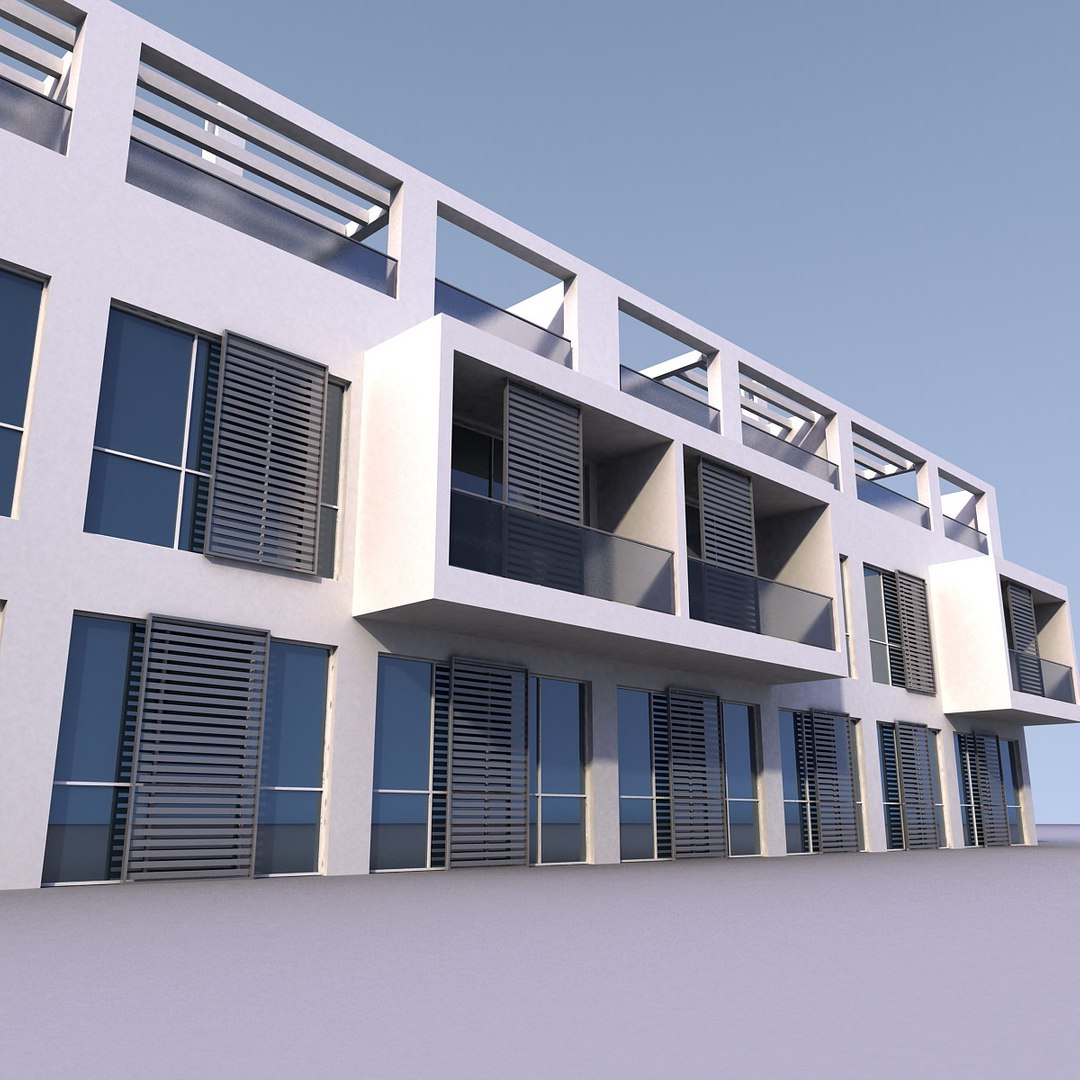 Modern Building 3d Max
