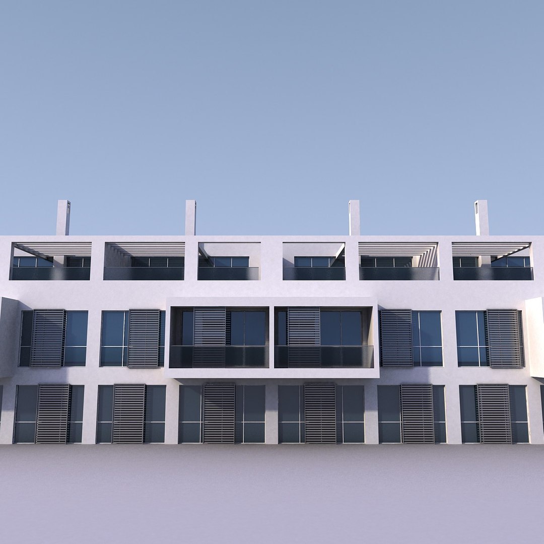 Modern Building 3d Max