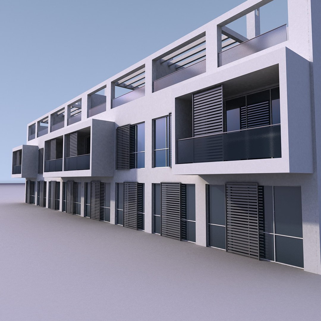 Modern Building 3d Max