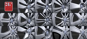 Mercedes Rims Set