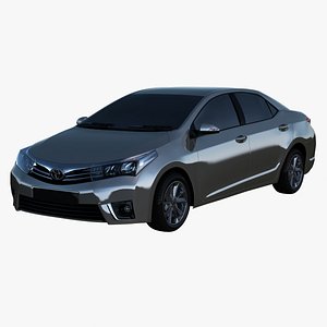 toyota corolla 3d max