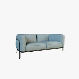 sofa v41 double 3D model