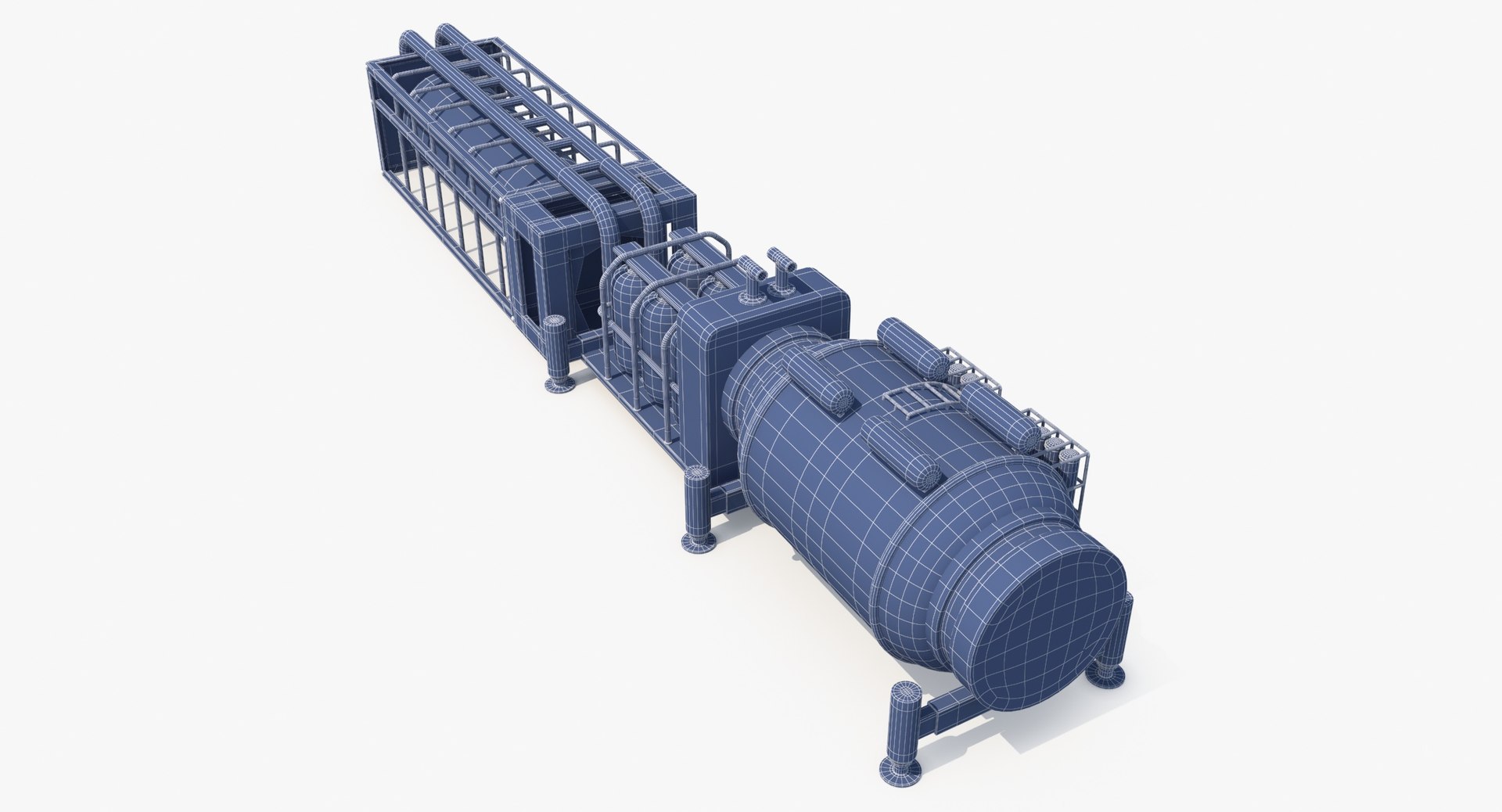 3D Space Colonization Base Constructor Life Support Module Model ...
