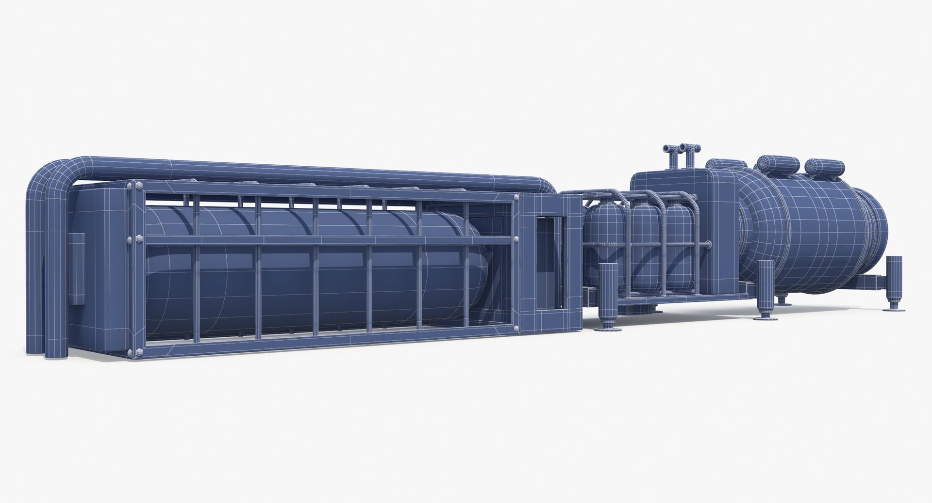 3D Space Colonization Base Constructor Life Support Module Model ...