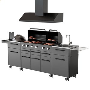 3D Barbecue 72 model