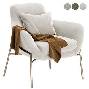 3D Brera armchair by Marelli model