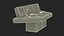 3D Military Control Station model