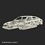Car Frame 4 Rigged for Cinema 4D