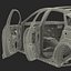 Car Frame 4 Rigged for Cinema 4D