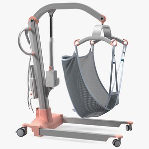 3D patient lift sling model