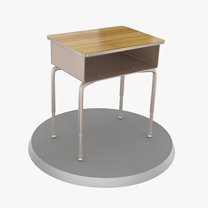 3D model School Desk V2