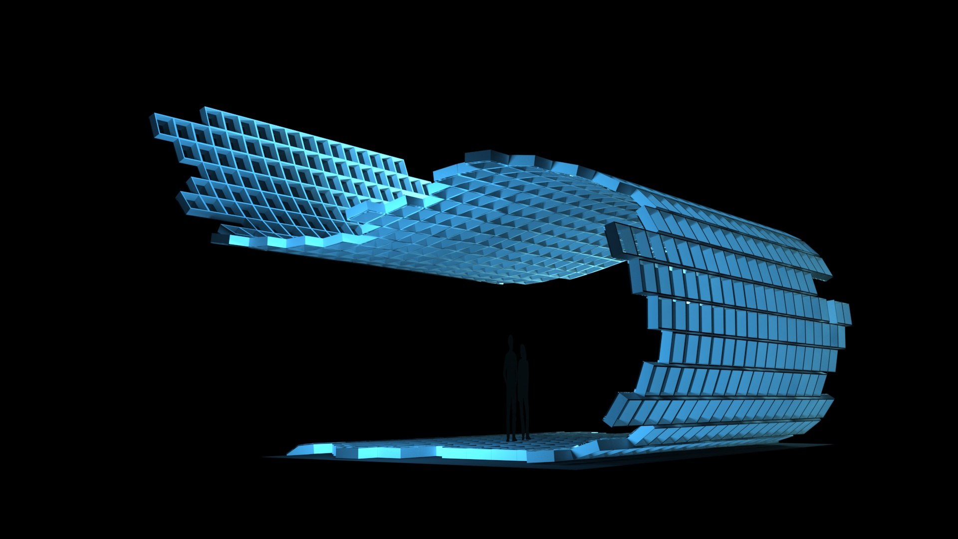 3D VR Mesh Stage Concept - TurboSquid 1829779