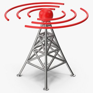 Cartoony Radio Tower model