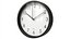 Orologio da parete analogico Bianco Nero