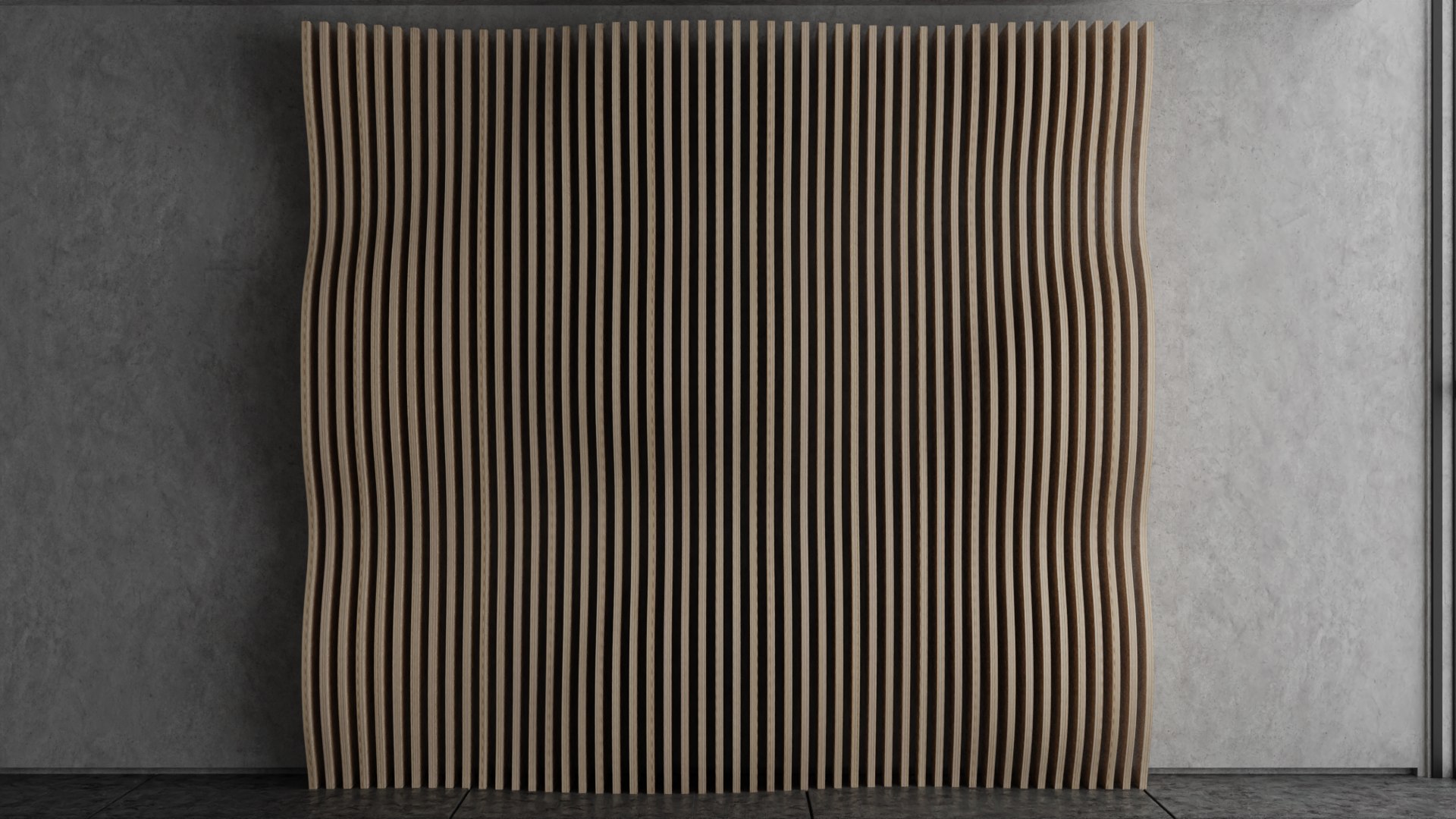 3D Parametric Wall Waves Model - TurboSquid 1737376