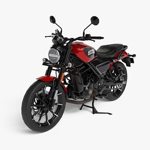 Harley Davidson X440 -  Vivid Metallic Thick Red - Game Ready 3D Model 3D model