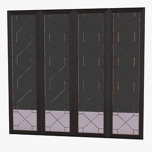 Glass Mirror Dressing Panels