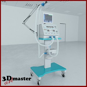ventilator medical equipment 3D