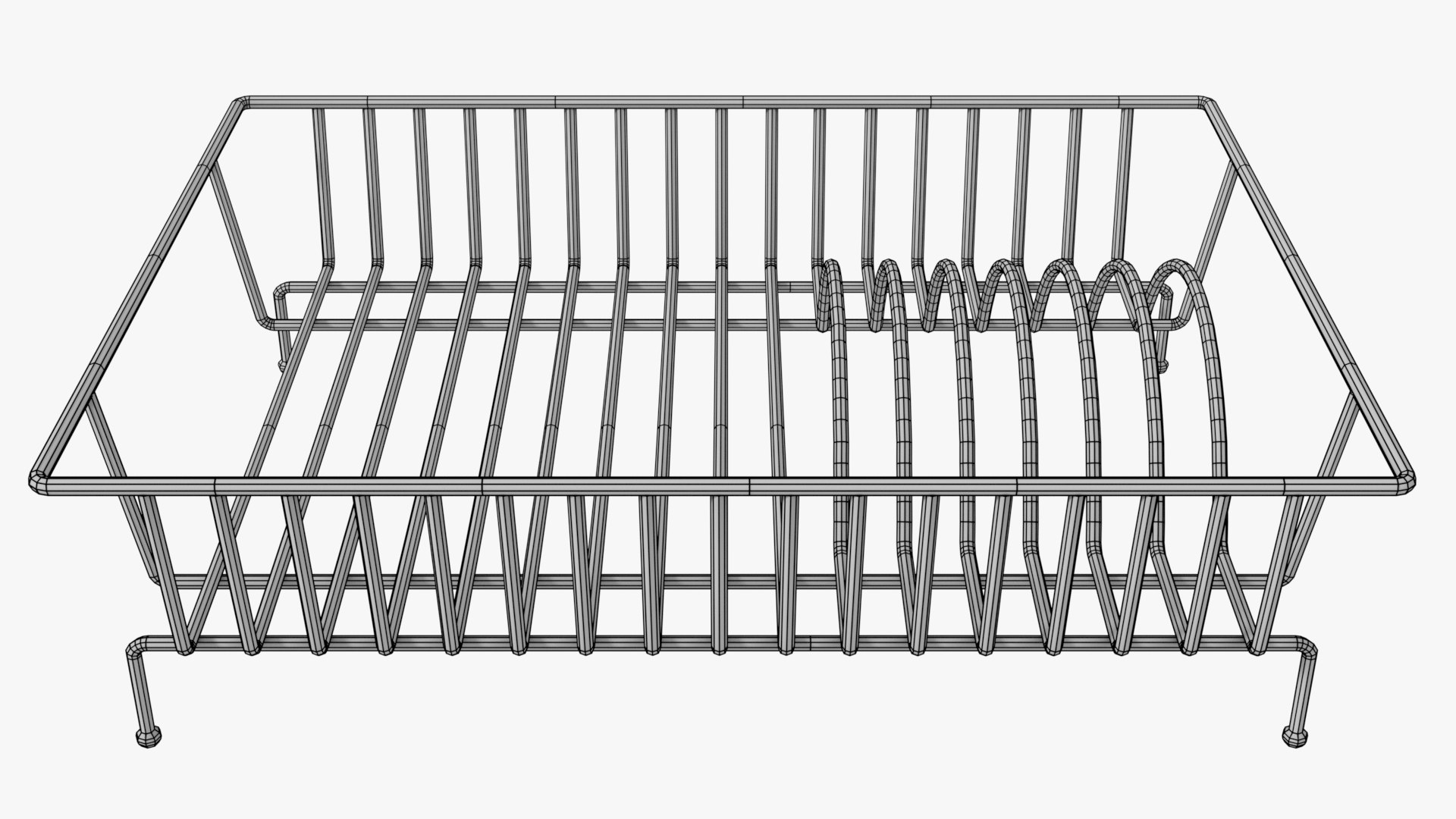 Dish rack 3D - TurboSquid 1577366