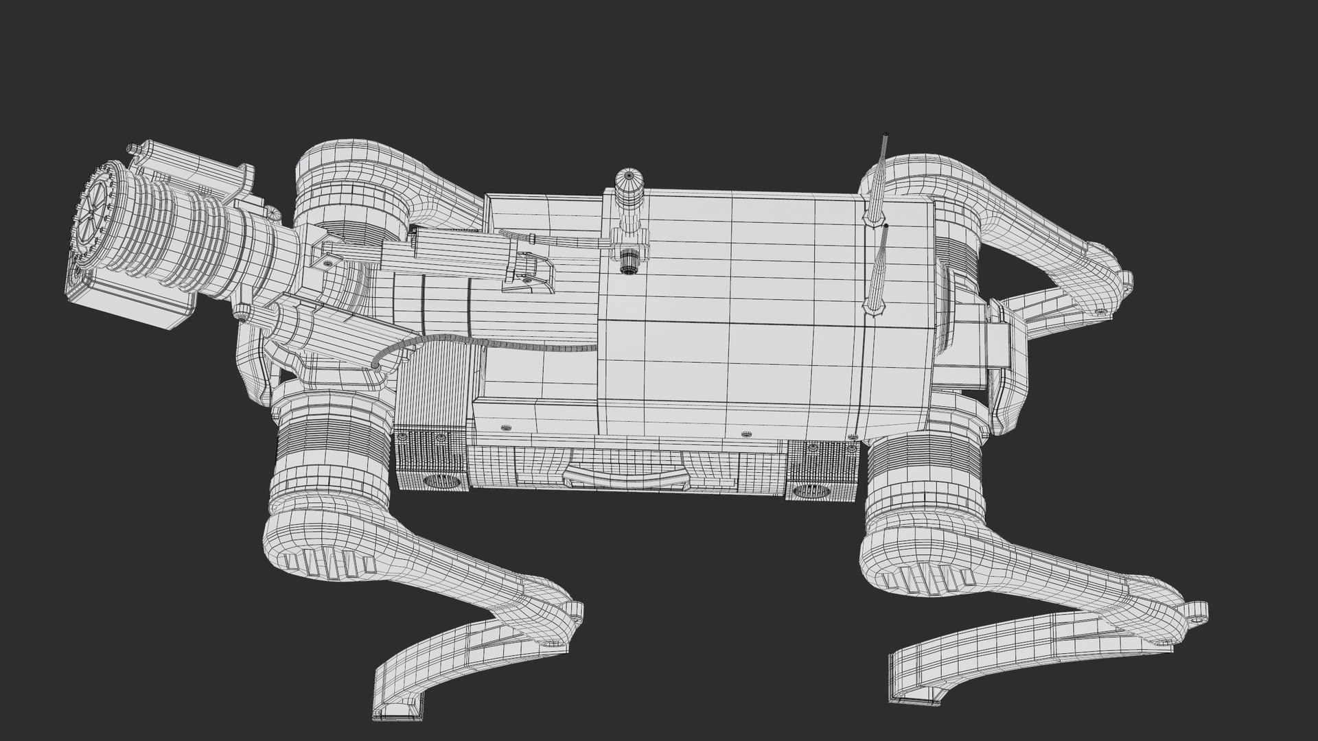 3D model Firefighter Robot Unitree B2 Version 1 PBR https://p.turbosquid.com/ts-thumb/zw/i2gUWZ/B7/wire_screenshot022/png/1767975051/1920x1080/fit_q87/2e09d54bfe7ca3561497640716ddb75c15fa1704/wire_screenshot022.jpg