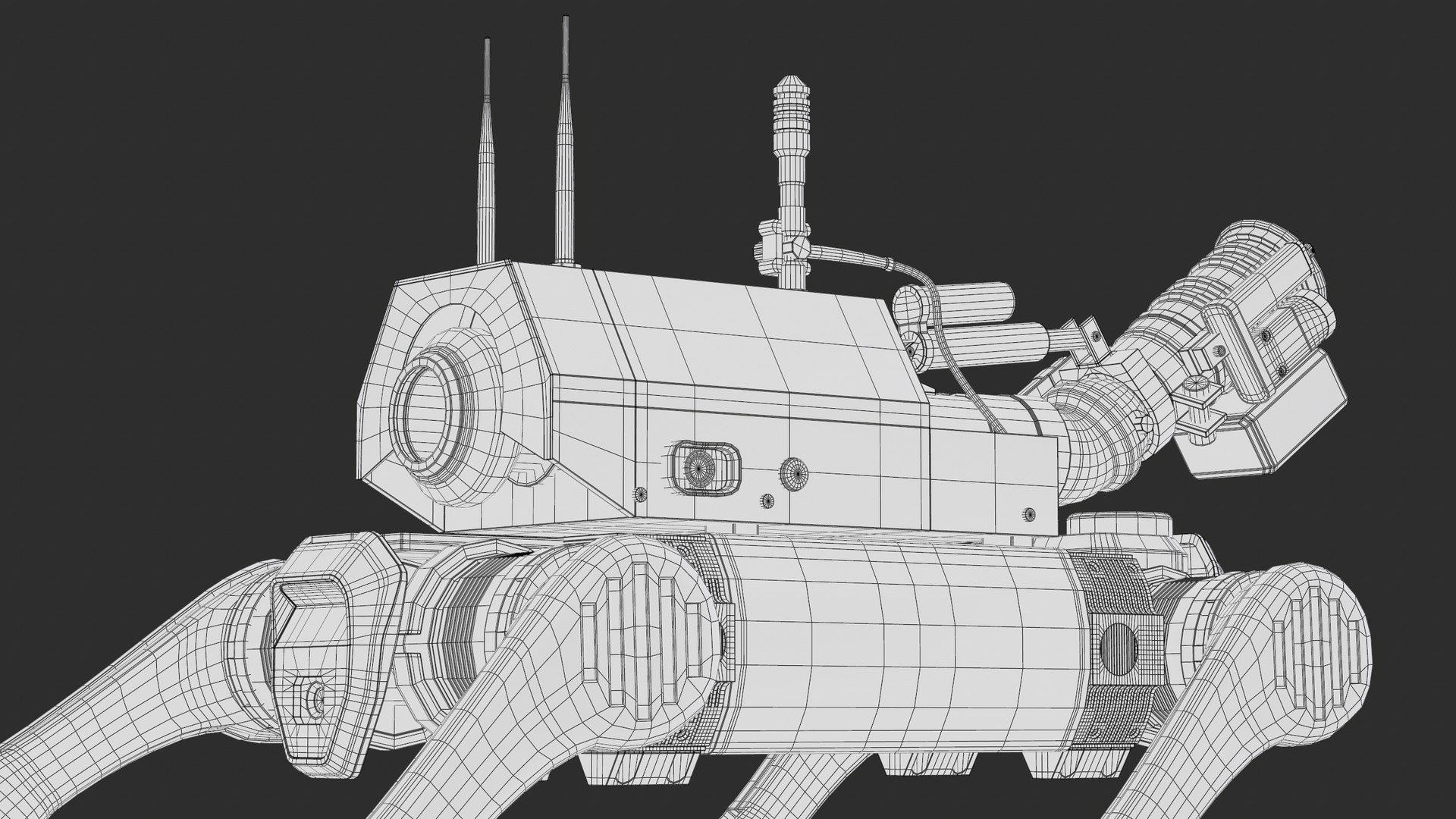 3D model Firefighter Robot Unitree B2 Version 1 PBR https://p.turbosquid.com/ts-thumb/zw/i2gUWZ/OI/wire_screenshot026/png/1767975081/1920x1080/fit_q87/d4f3390e281ed27ca5790893149c99985adcf8f4/wire_screenshot026.jpg