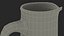 Glass Straight Jug With Water