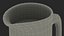 Glass Straight Jug With Water