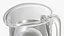 Glass Straight Jug With Water